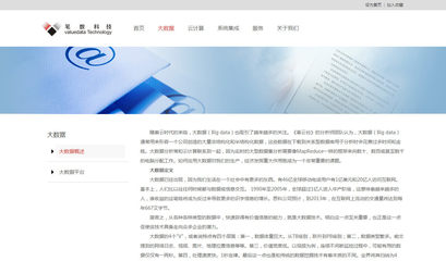 iWhiteData白色简洁企业网站模板定制